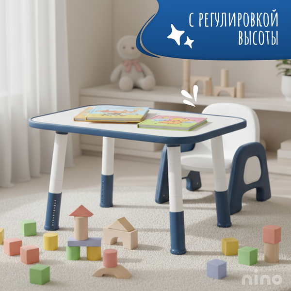 Изображение товара Комплект мебели с детским столом NINO Standart BS-8832P+30C(Blue)