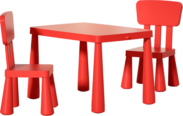 Изображение товара Комплект мебели с детским столом NINO Polo BS-8836(Red)