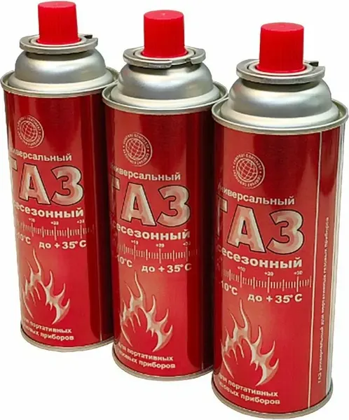 Изображение товара Газовый баллон туристический Сибиар Всесезонный 920320 (3шт)