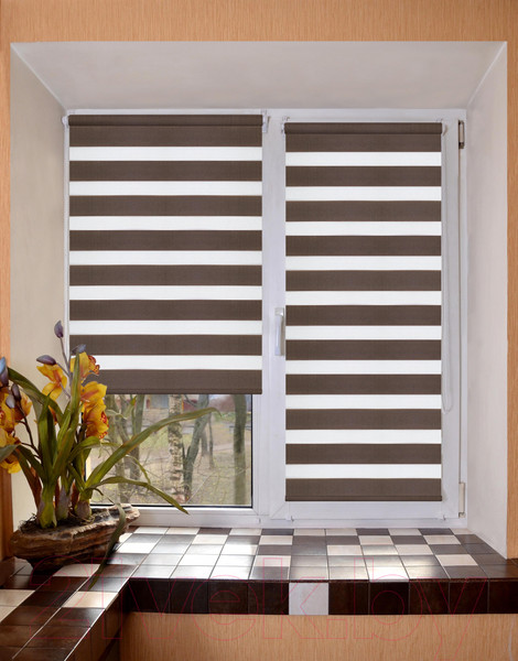 Изображение товара Рулонная штора Lm Decor Грация ДН LB 10-23 72x160 (коричневый)