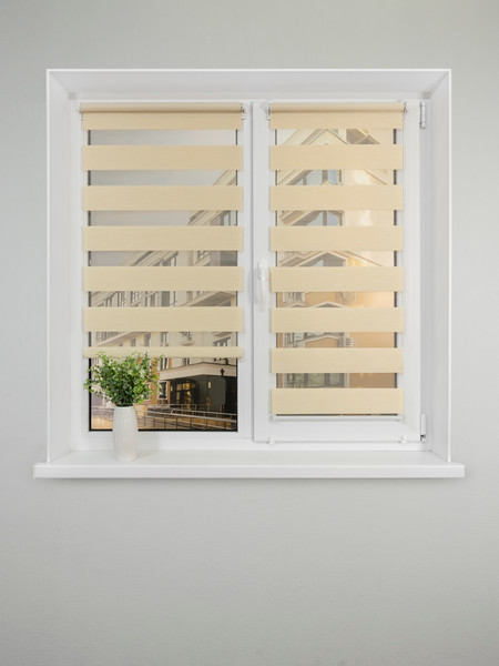 Изображение товара Рулонная штора Lm Decor Фьюжн ДН LB 20-01 67x160 (бежевый)