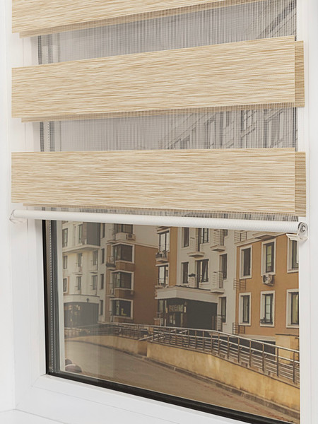 Изображение товара Рулонная штора Lm Decor Винтаж ДН LB 50-02 48x160 (бежевый)