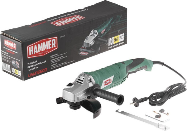 Изображение товара Угловая шлифовальная машина Hammer Flex USM1650D