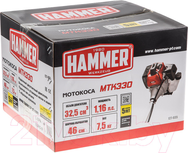 Изображение товара Триммер бензиновый Hammer MTK330