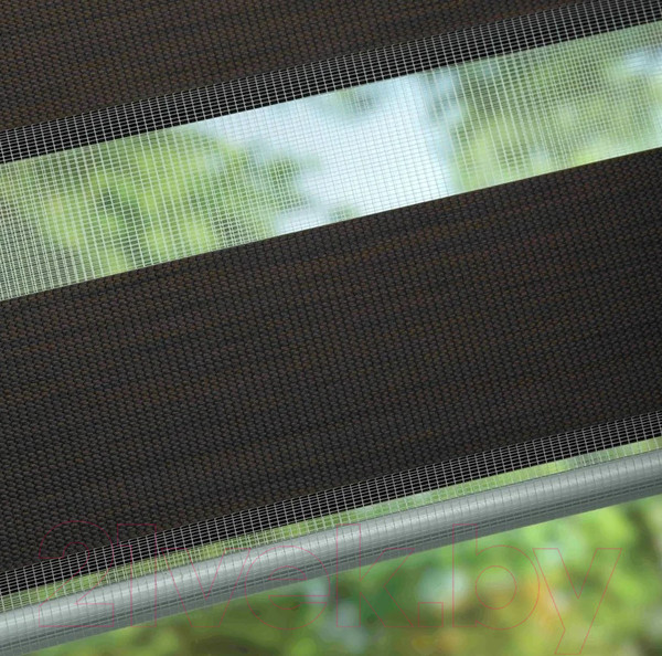 Изображение товара Рулонная штора Lm Decor Винтаж ДН LB 50-06 120x170 (темно-коричневый)