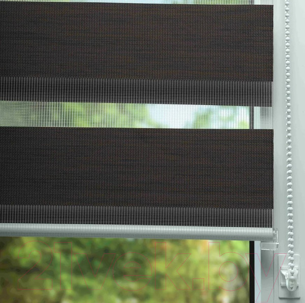 Изображение товара Рулонная штора Lm Decor Винтаж ДН LB 50-06 57x160 (темно-коричневый)