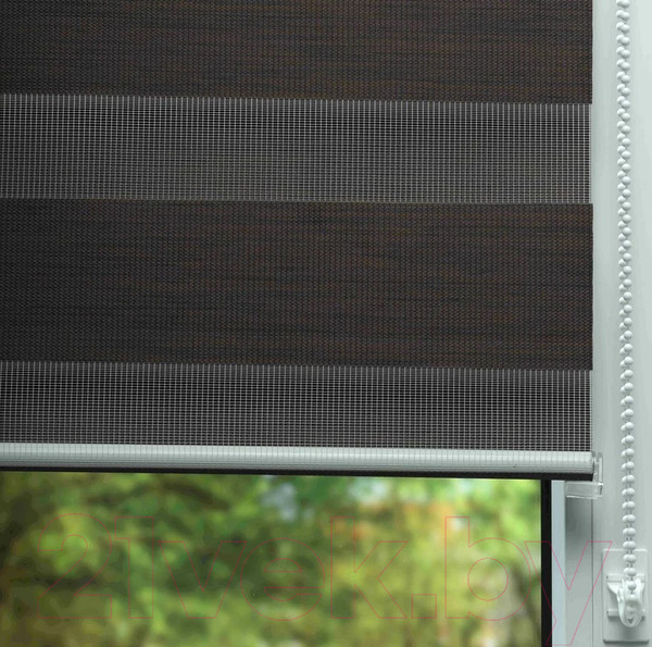 Изображение товара Рулонная штора Lm Decor Винтаж ДН LB 50-06 85x160 (темно-коричневый)