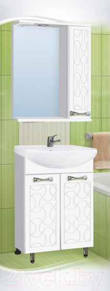 Изображение товара Тумба под умывальник Vako Винтаж Эрика 55 / 16782