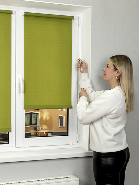 Изображение товара Рулонная штора Lm Decor Лайт LM 30-04E 140x170 (зеленый)