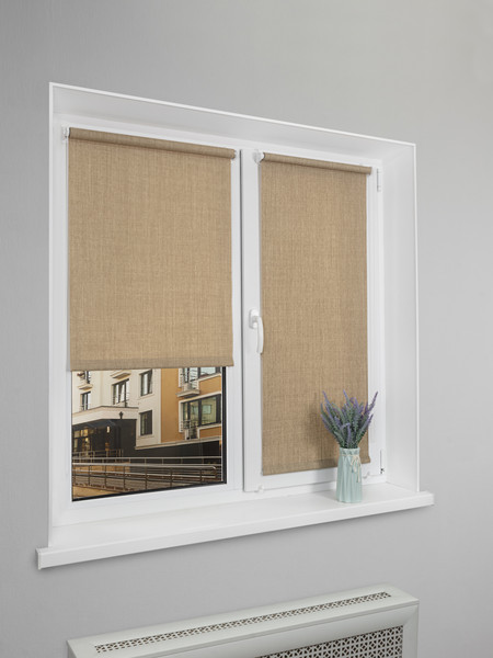 Изображение товара Рулонная штора Lm Decor Урбан LM 40-03 120x170 (темно-бежевый)