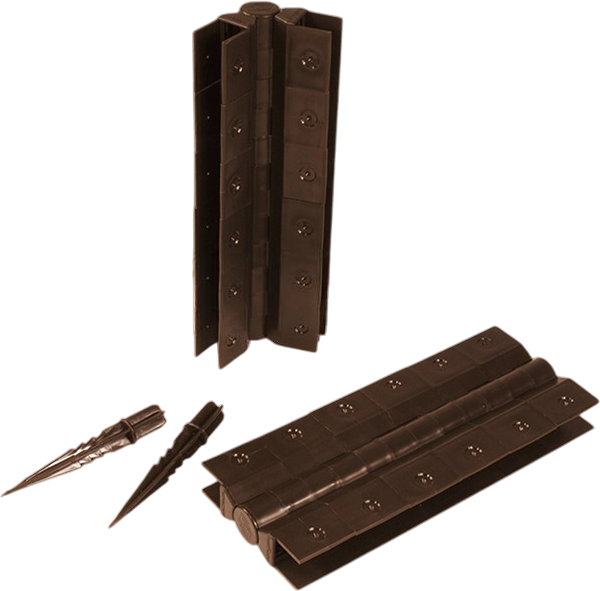 Изображение товара Комплект стыковочных элементов для грядки RusDecking 300мм / 00000020747 (коричневый)