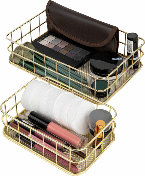 Изображение товара Органайзер для косметики Monte Vita Корзинка / 272483 (2шт, золото)