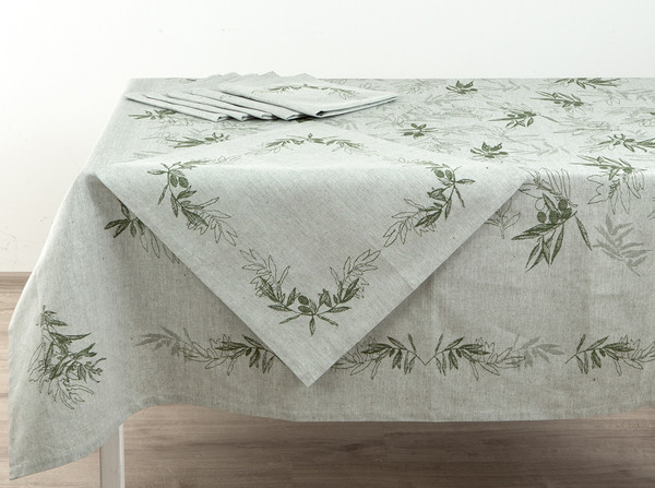 Изображение товара Комплект столового белья Pole Kvetak (Беларускі лён) 170x225 224С73-ШР/уп.кор. (1 Олли 162/сорт1)