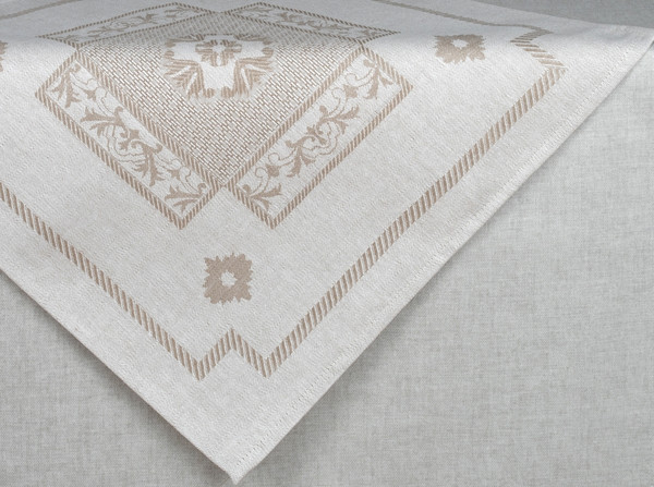 Изображение товара Комплект столового белья Pole Kvetak (Беларускі лён) 153x253 24С9-ШР/уп.кор. (133 Гламур 208/сорт 1)