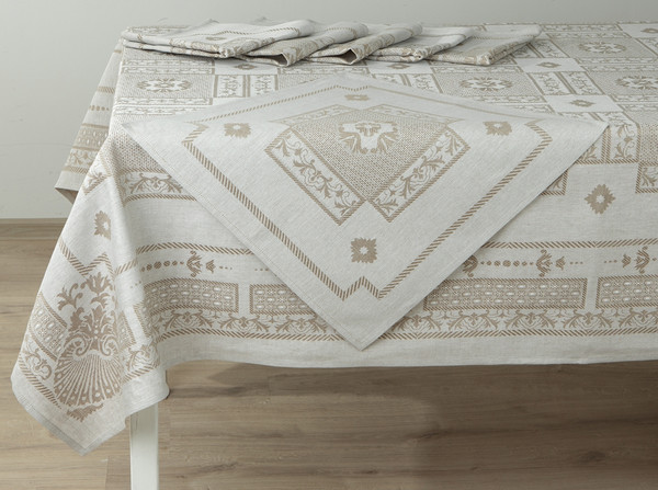 Изображение товара Комплект столового белья Pole Kvetak (Беларускі лён) 153x253 24С9-ШР/уп.кор. (133 Гламур 208/сорт 1)