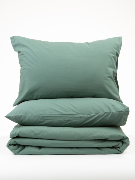 Изображение товара Комплект постельного белья Блакiт Вареный хлопок 2сп 50х70 / 17-6323 арт.4843 (зеленый)