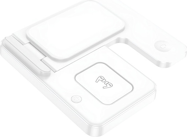 Изображение товара Зарядное устройство беспроводное Borofone BQ26 3в1 (белый)