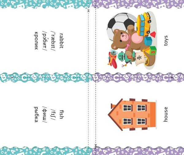 Изображение товара Развивающие карточки Эксмо Первые английские слова, мягкая обложка