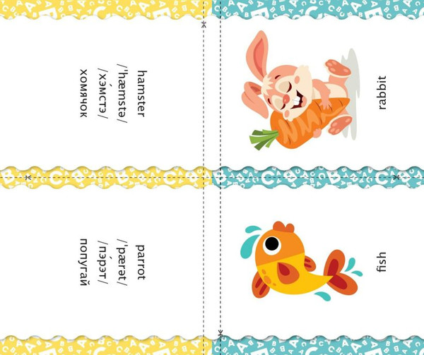 Изображение товара Развивающие карточки Эксмо Первые английские слова, мягкая обложка