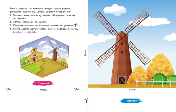 Изображение товара Развивающая книга Махаон Объемные игрушки из бумаги. Домашние животные, мягкая обложка (Малецкая Кира)