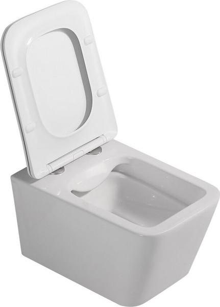 Изображение товара Унитаз подвесной с инсталляцией Abber Rechteck AC1201-AC0105-AC0121MCH (с кнопкой смыва)