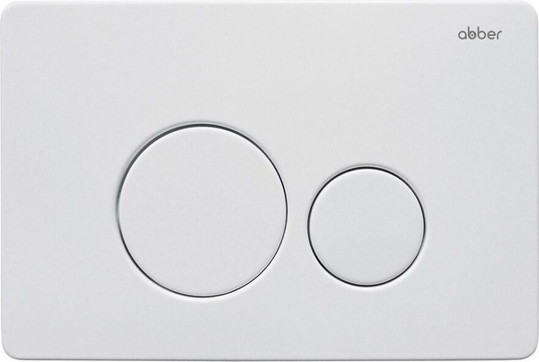 Изображение товара Унитаз подвесной с инсталляцией Abber Rechteck AC1201-AC0105-AC0121MW (с кнопкой смыва)