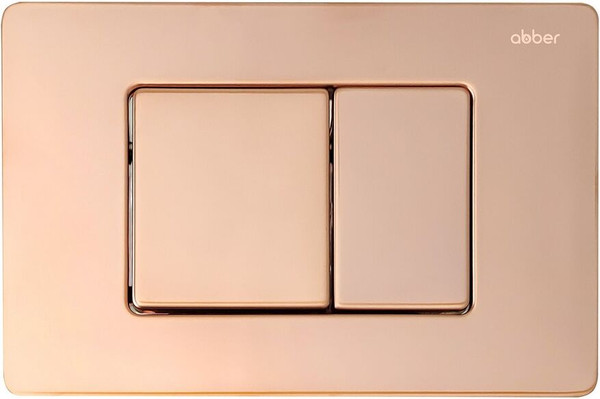 Изображение товара Унитаз подвесной с инсталляцией Abber Rechteck AC1201MB-AC0105-AC0120RG (с кнопкой смыва)