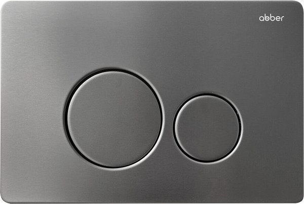 Изображение товара Унитаз подвесной с инсталляцией Abber Rechteck AC1201MB-AC0105-AC0121MCH (с кнопкой смыва)