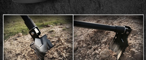 Изображение товара Лопата туристическая YYC Складная G-B07 многофункциональная