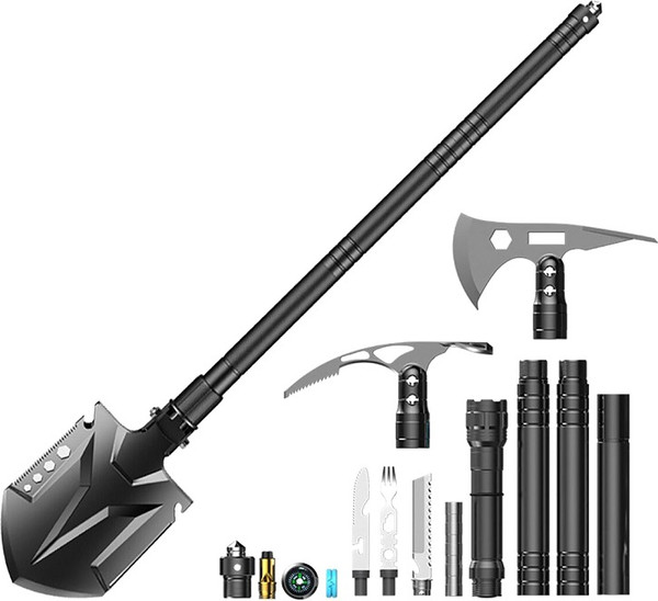 Изображение товара Лопата туристическая YYC Складная G-B07 многофункциональная