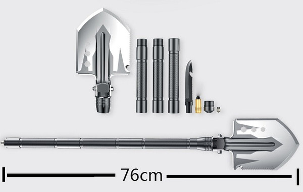 Изображение товара Лопата туристическая YYC Складная G-B10 многофункциональная