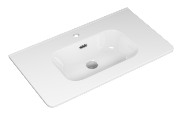 Изображение товара Тумба с умывальником Brevita Risacca Pistachio 80 / RIS-06080-0842Я+B-OND080-01 (фисташковый)