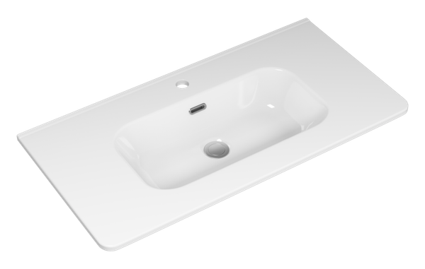 Изображение товара Тумба с умывальником Brevita Risacca Pistachio 90 / RIS-06090-0842Я+B-OND090-01 (фисташковый)