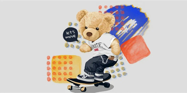 Изображение товара Фотообои листовые Citydecor Мишка Тедди 4 (300x150см)