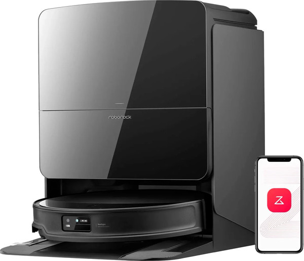 Изображение товара Робот-пылесос Roborock Robotic VC+Empty Wash Fill Dock Saros 10R RU / S10R52-02 (черный)