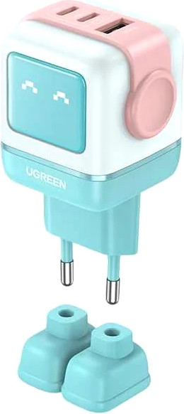 Изображение товара Адаптер питания сетевой Ugreen CD361 / 35855 (розовый/синий)