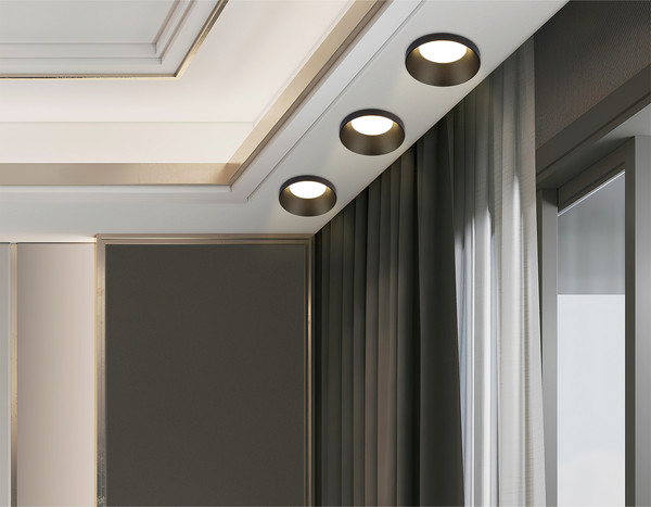 Изображение товара Точечный светильник Ambrella TN102802 BK (черный)