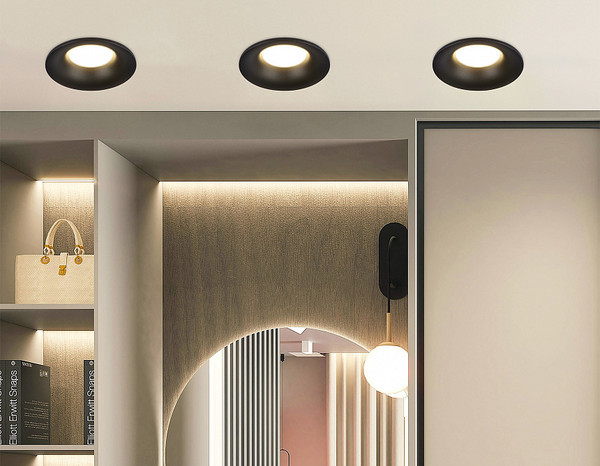 Изображение товара Точечный светильник Ambrella TN102809 BK (черный)