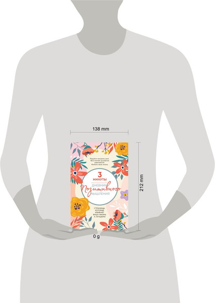 Изображение товара Дневничок Бомбора 3 минуты. Дневник позитивного мышления