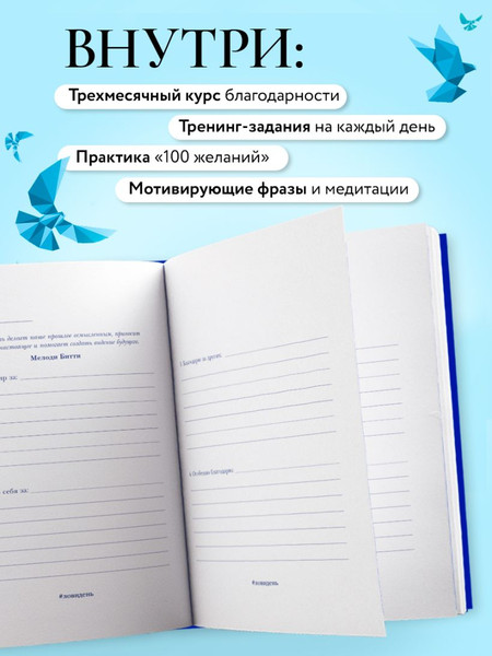 Изображение товара Дневничок Бомбора Лови день. Дневник благодарности