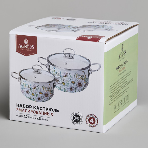 Изображение товара Набор кастрюль Agness 934-713