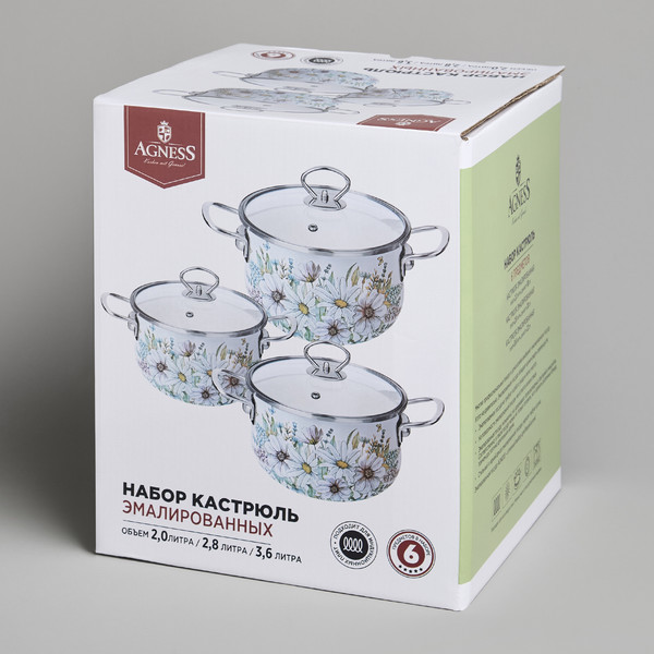 Изображение товара Набор кастрюль Agness 934-714