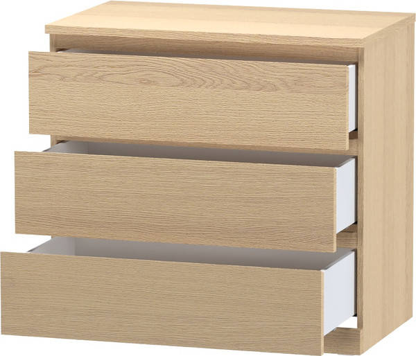 Изображение товара Комод Mio Tesoro Варма Prime 3 (дуб беленый)