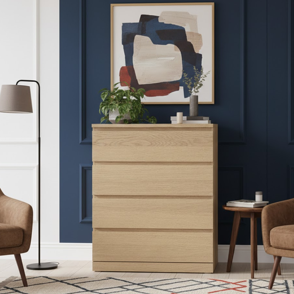 Изображение товара Комод Mio Tesoro Варма Prime 4 (дуб беленый)
