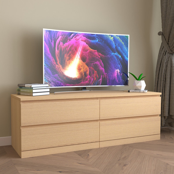 Изображение товара Комод Mio Tesoro Варма Prime 4D (дуб беленый)