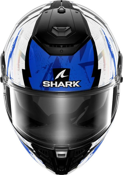 Изображение товара Мотошлем Shark Helmets Spartan RS Hibolt (M, черный/синий/белый)