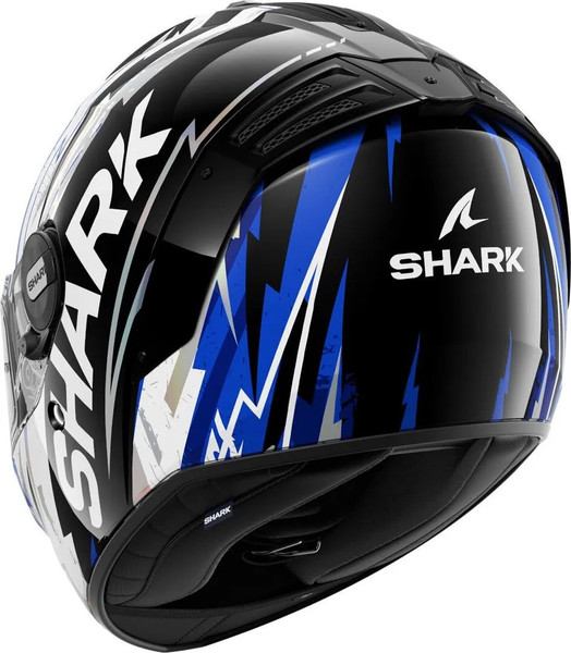 Изображение товара Мотошлем Shark Helmets Spartan RS Hibolt (M, черный/синий/белый)