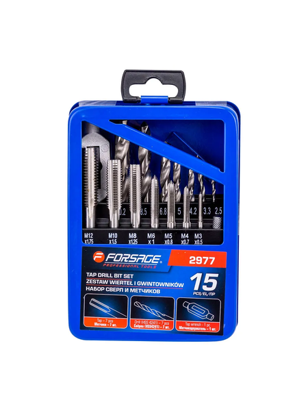 Изображение товара Набор сверл Forsage F-2977 (65394)