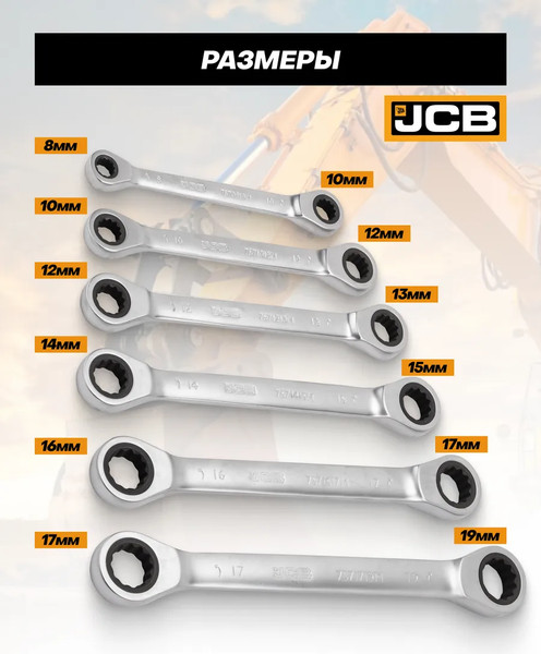 Изображение товара Набор ключей JCB 50621M (65684)