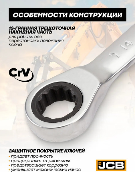 Изображение товара Набор ключей JCB 50621M (65684)
